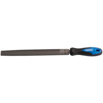 Draper Soft Grip Engineers Half Round File - 250mm