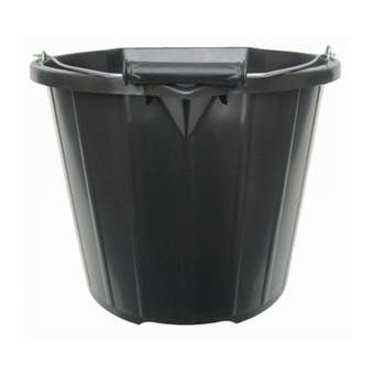 Heavy Duty 3 Gallon Black Bucket