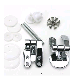 Chrome Seat Hinges for Wooden Toilet Seat