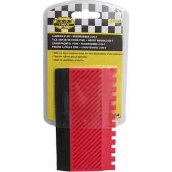 Benson 2-In-1 Tile Adhesive Comb & Grout Brush