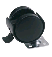 Draper 40mm Nylon Twin Castor with Brake