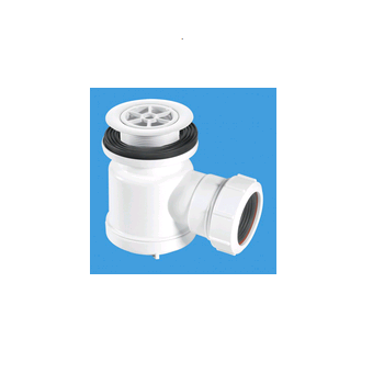 1.5" Shower Trap/Waste - White