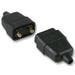 10 Amp 2 Pin Resilience Flex Connector Black