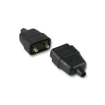 10 Amp 2 Pin Resilience Flex Connector Black