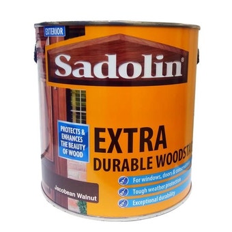 Sadolin Exterior Extra Durable Woodstain - Jacobean Walnut 2.5L