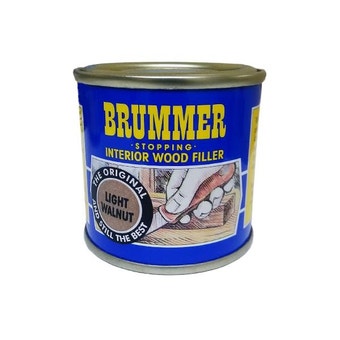 Brummer Interior Wood Filler - Light Walnut 250g