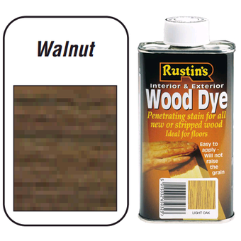 Rustins Wood Dye For Interior & Exterior - Walnut 2.5L