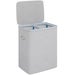 Grey Dual Section Laundry Hamper 100L – Large Capacity Fabric Laundry Sorter with Lid
