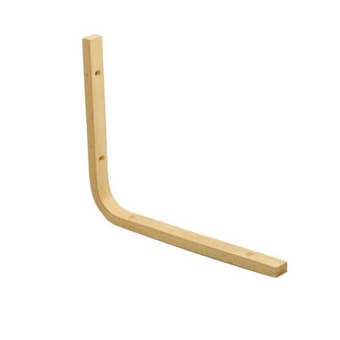 Amig Beech Wood Shelf Bracket - 250 x 200mm