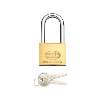 40mm Solid Brass Long Shackle Padlock
