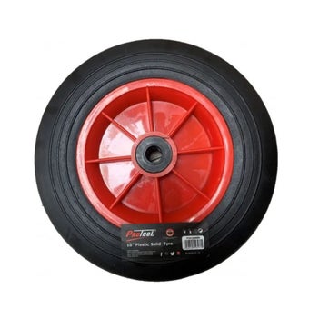 ProTool 250mm Solid Rubber Wheel with 16mm Bore – Durable and Reliable for Heavy-Duty Use