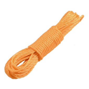 Orange Clothes Line Rope - 15m