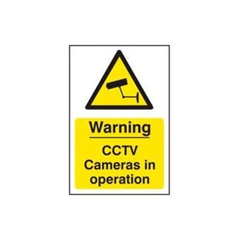 Warning CCTV Cameras in operation - PVC (200 x 300mm)