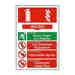 Self-Adhesive PVC Water Fire Extinguisher Composite Sign - 200x300mm
