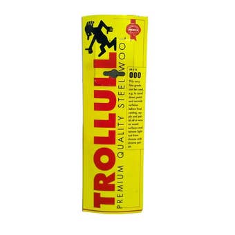 Trollull Premium Quality Steel Wool - 200g Grade 000 - Extra-Fine
