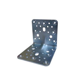 Amig Zinc Plated Corner Bracket - 90x90x2,2mm