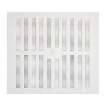 Hit & Miss Adjustable Vent White 9" X 9"