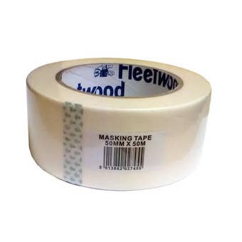 Fleetwood Masking Tape - White 50mm x 50m