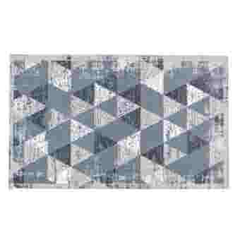 Astra Miabella Light Grey Triangle Indoor Floor Mat - 50 X 70cm
