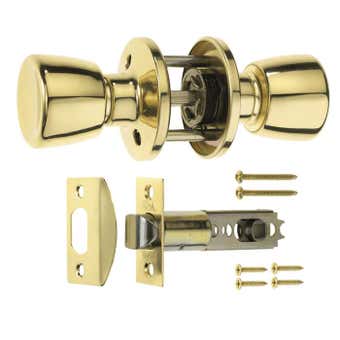 Era 170-32 Brass Passage Door Handle Set