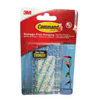 Command™ Hanging Clear Hooks - 20 Small Decorative