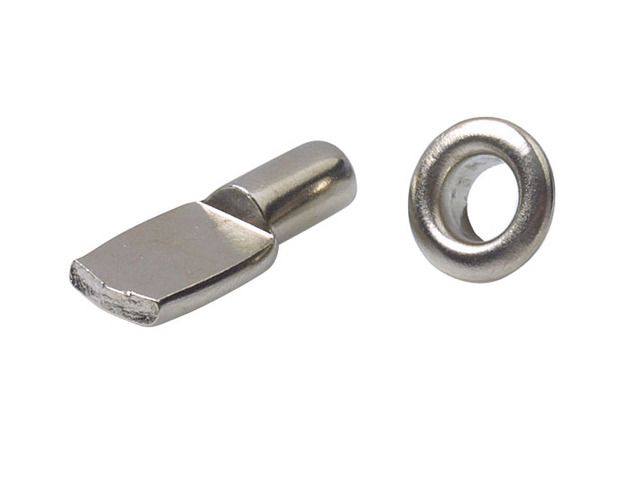 Steel Support For Shelves & Boards Nickel Plated