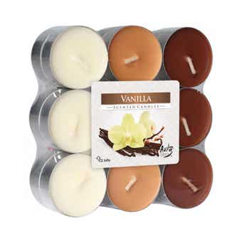 Vanilla Scented Tealight Candles - Pack Of 18