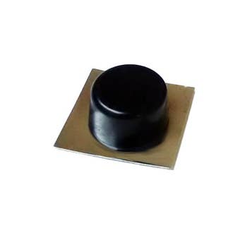 Amig Self Adhesive Doorstop - Black on Silver