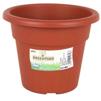 Greentime Flowerpot With Plate - 18cm