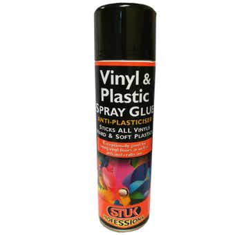 Stuk Professional Vinyl & Plastic Spray Glue Adhesive - 500ml