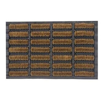 Nimbus Rubber Coir Scraper Mat - 40 x 60cm