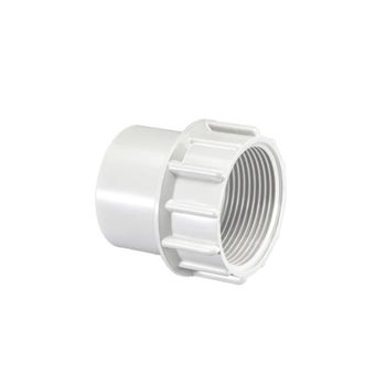 1 1/4" White Waste Female Adaptor