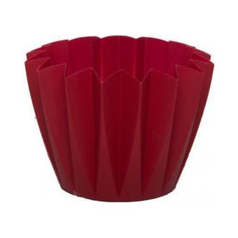 Flora-Blum Adonis Flower Pot - Burgundy Red 14cm