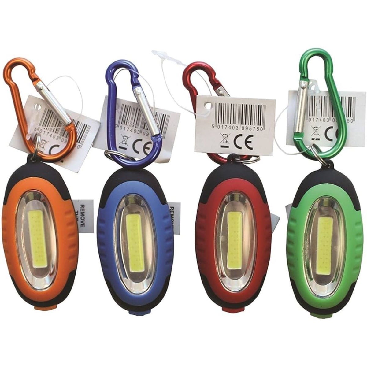 Kingavon 1W COB Keyring Light with Carabiner Hook – Each 