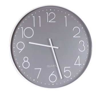 Kingavon 20” Wall Clock I Modern Silent Wall Clock with 3D Numbers and White Hands