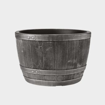 Blenheim Half Barrel - 61cm Pewter