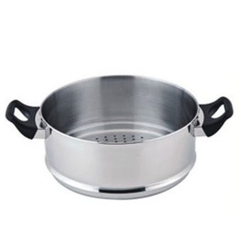 Steelex 24cm Stainless Steel Steamer – Premium Steamer Insert for Healthy, Efficient Cooking