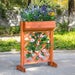 2 in 1 Freestanding Flower Box Planter & Trellis