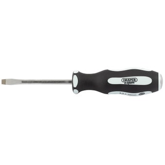 Draper Pound Thru' Slotted Soft Grip Screwdriver - 150mm