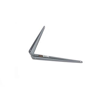 F.F.Group Heavy Duty Silver Shelf Bracket - 100 x 125mm