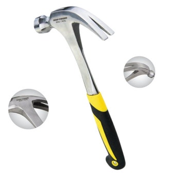 F.F Group Steel Claw Hammer Steel - 16oz