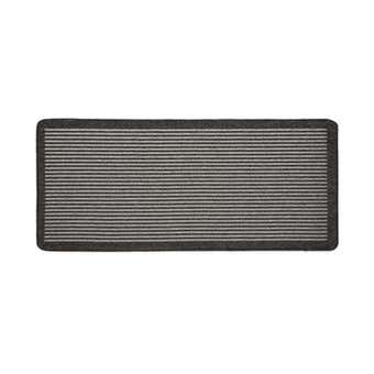 My Mat Stain Resistant Stripe Charcoal Indoor Mat - 67cm x 150cm