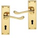 Lever Lock Handle Brass