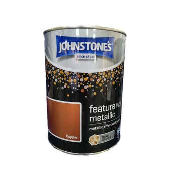 Johnstones Feature Wall Metallic Paint - Copper 1.25L