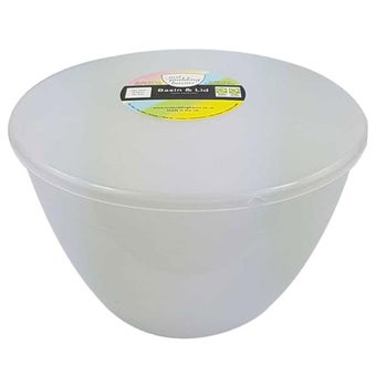 4 Pint Plastic Pudding Bowl with Lid