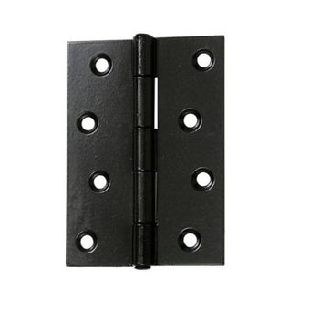 4in Black Butt Hinges