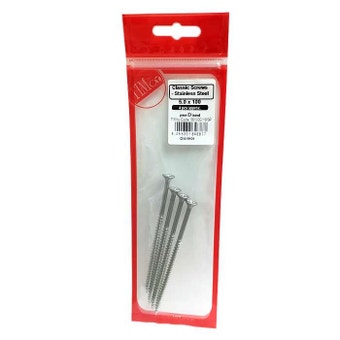 Timco Classic S.Steel CSK Chipboard Screws - 5.0 X 100 - Pack Of 4