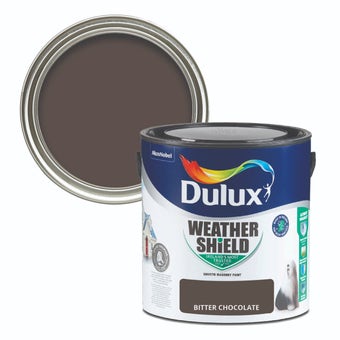 Dulux Weathershield Smooth Masonry Bitter Chocolate 2.5L