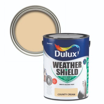 Dulux Weathershield Smooth Masonry County Cream 5L