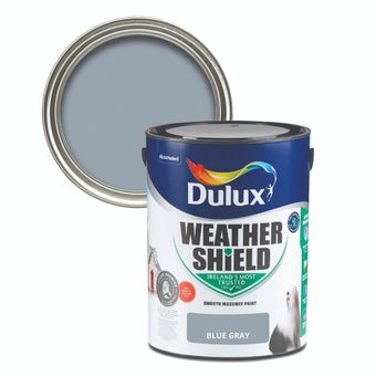 Dulux Weathershield Smooth Masonry Blue Grey 5L